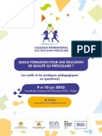 Programme Colloque Prescolaire 2023 VF