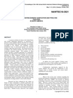 Status of Existing Biomass Gasification and Pyrolysis Facilities in North America