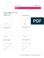 Third Space Learning Enlargement GCSE Worksheet