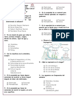 Examen Ciencias Naturales 2022 6B B