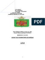 Royaume Du Maroc Ministere de L'Interieur Wilaya de Region Laayoune - Boujdour Sakia El Hamra Province de Laayoune Commune Urbaine de Laayoune