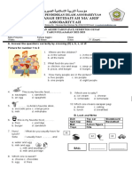 PAT Bahasa Inggris Kelas 4