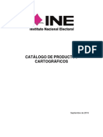 Catalogo de Productos Cartograficos Infomex 2019