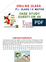 Maths Ix Case Study Question 08