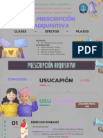 Prescripción Adquisitiva-Usucapión - Grupo 3