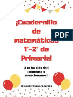 Cuadernillo de Matemáticas de 1º-2º de Primaria