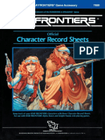 Star Frontiers-7800-SFAC1-Official Character Records Sheets