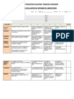 Rubrica de Informe de Laboratorio