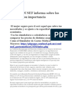 1 La CONDUSEF Informa Sobre Los Seguros y Su Importancia