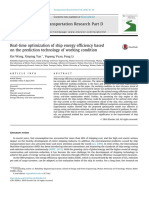 Real Time Optimization of Ship Energy Efficien 2016 Transportation Research