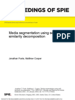 Media Segmentation Using Selfsimilarity Decomposition