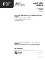 NBR 16401-3-2008 - Sistemas Centrais e Unitários