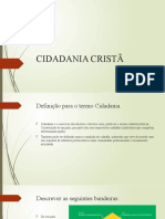 Especialidade de CIDADANIA CRISTÃ