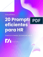 (Guía) 20 Prompts Eficientes para HR