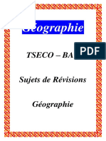 Prépa BAC Géographie TSECO 2023