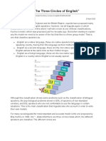 Kachru Model "The Three Circles of English" - by Ana Valpa - Medium
