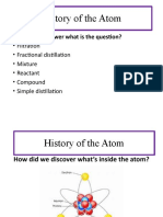 History of The Atom - Student