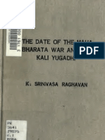 The Date of The Maha Bharata War and The Kali Yugadhi (1891) - K. Srinivasa Raghavan