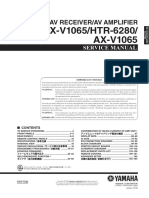 Yamaha RXV 1065 Service Manual