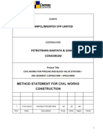 3.2 Method - Statement - For - Construction - of - Civil - Works