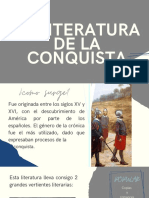 La Literatura de La Conquista