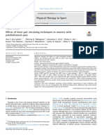 Effects of Three Gait Retraining Techniques in Runners With Patellofemoral Pain