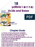 Acid Base Equilibria