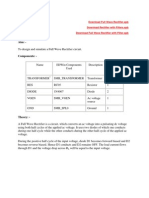 Full Wave Rectifier