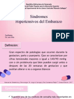 Sindromes Hipertensivos en El Embarazo