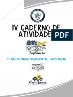 IV Caderno de Atividades - 5º Ano - ANOS INICIAIS