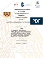 Tarea 4. Reporte Sobre La Situación Del País Con Respecto A La Inseguridad Alimentaria, Social, Política, Jurídica y Económica