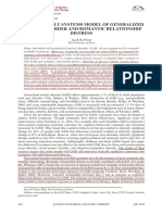 A Bowen Family Systems Model of Generalized Anxiety Disorder and Romantic Relationship Distress