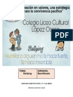 Taller Bullying Bachillerato