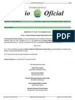 Diario Oficial Do Estado Do Piaui Publicacao N 18