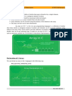 Programming and Data Structures UNIT-II (Arrays)