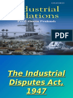 The Industrial Disputes Act, 1947 Later Part