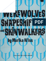 Werewolves, Shapeshifters, & Skinwalkers - Nodrm