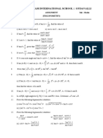 X - Mat Assignment Trigonometry 23 24