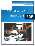 AP Calculus AB Study Guide