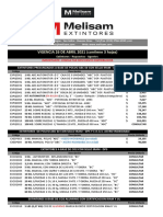 Lista Matafuegos Melisam 20 04 2021