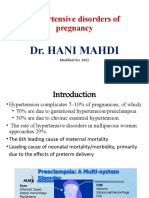 Hypertensive Disorders of Pregnancy: Dr. Hani Mahdi