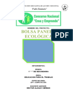 Concurso Nacional Crea y Emprende - Panera Ecologica