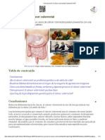 Cómo Prevenir El Cáncer Colorrectal - Fundación G+E