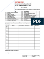 AFC-HSE-F01 - HSE Induction Record