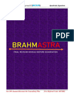 Brahmastra - Quadratic Equations