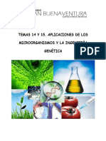 Tema 14 y 15 Aplicaciones de Los Microorganismos y La Ingeniería Genética - Compressed