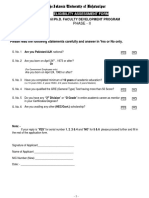 FDP Application Form Phase II