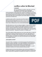 Ensayo Filosófico Sobre La Libertad