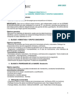 Guía de TP #3 - 2023 Propiedades de La Sangre, Hemostasia y Grupos Sanguíneos