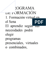 Mi Programa de Formación